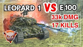 [Big Boss] Leopard 1 33,000 Damage insane 17 Kills  • WOT Blitz •