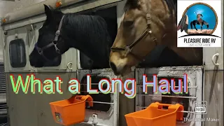 Hauling horses 2730 miles across Canada, As full time RVers with horses 🐎🐎. part 1