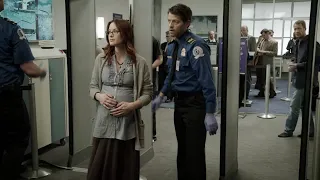 Danneel Ackles and Misha Collins in TSA America Level Orange