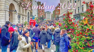 England's 🇬🇧London City Christmas Walking Tours, Dec 2022