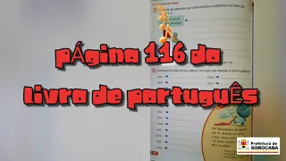 PÁGINA 116 DO LIVRO DE PORTUGUÊS