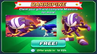 Sonic Forces - DARKSPINE SONIC New Event Update - Free Cards All 70 Characters Unlocked Gameplay