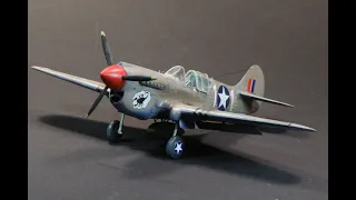 Curtiss P-40K, Smer, 1/72, full build video