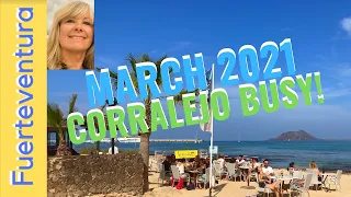 A busy weekend in Corralejo March 2021 inc. Friday night, Saturday beaches, Sunday beach bars