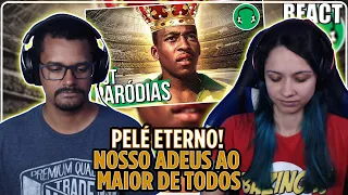 ♫ PELÉ ETERNO! NOSSO ADEUS AO MAIOR DE TODOS 👑 | Paródia Demons - Imagine Dragons - React