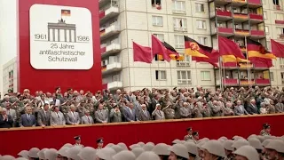 25 Years Anniversary of the Berlin Wall Parade 13 August 1986 DDR Anthem "Auferstanden Aus Ruinen"