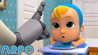 Messy MYSTERY!!! | ARPO The Robot | Funny Kids Cartoons | Full Episodes