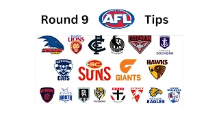 Round 9 AFL Tips + Margin Comp 2024