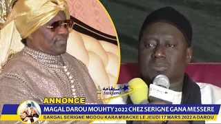 Préparation Magal Darou Mouhty 2022 | Sargal S Modou Kara par S Gana Messéré le 17 Mars 2022 à Darou