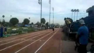 Friend slips on track