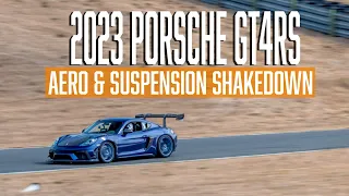 2023 Porsche GT4RS - Inside Look At Dundon MCS 3Way Suspension & Aero Track Testing