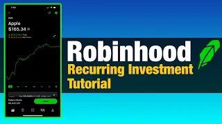 ROBINHOOD APP Tutorial -  How To Setup Recurring Investments for Stocks and ETFs 2023