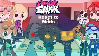 Friday night funkin react to mods (read description)