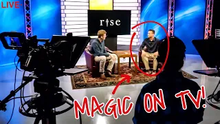 Performing MAGIC & CARDISTRY on TV!!