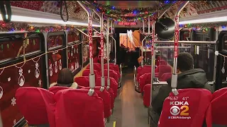 Port Authority Spreading Christmas Cheer By Decorating Several Buses