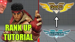 Ryu Silver to Gold! Rookie To Diamond SFV Ryu Tutorial Pt. 2