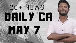 CURRENT AFFAIRS SESSION - MAY ( 7 ) | DAILY CA  | ( BANK /SSC/RAILWAY )| Mr .JACKSON