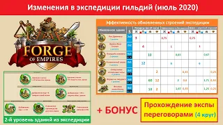 Изменения в экспедиции гильдий Forge of Empires (июль 2020) - новые апдейты, увеличение сложности