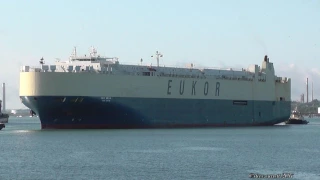 EUKOR RoRo Vehicles Carrier 'Asian Empire' Southampton from Bremerhaven 14/5/17