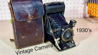 My 1930’s  Vintage Camera ENSIGN SELFIX , Made In England, Vintage Camera Unboxing