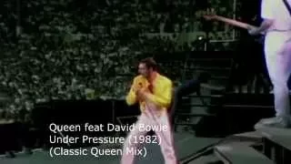 Queen feat David Bowie  - Under Pressure 1982 (Classic Queen Mix) - HD