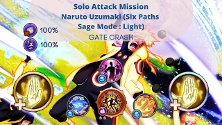 NxB Ninja Voltage : Solo Attack Mission Naruto Uzumaki (Six Paths Sage Mode : Light)