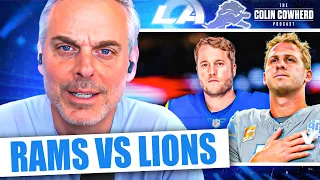 Rams-Lions Reaction: Jared Goff & Detroit's "Super Bowl" offense, Stafford great | Colin Cowherd NFL