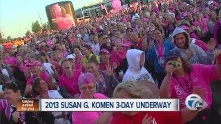 2013 Susan G. Komen 3-Day underway