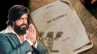 KGF Chapter 3 Final Draft Trailer | KGF Chapter 3 Trailer | Yash | Raveena Tandon | Prasant Neel |