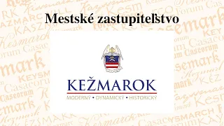 Zasadnutie mestského zastupiteľstva v Kežmarku v dňoch 04.12,06.12,11.12.2023