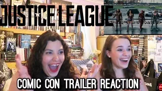 JUSTICE LEAGUE COMIC CON TRAILER REACTION