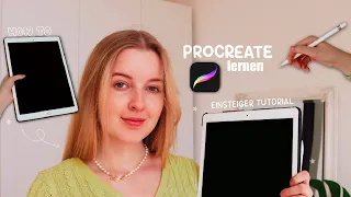 PROCREATE LERNEN IN 8 MINUTEN / Grundlagen, Basisfunktionen, Pinsel, Ebenen und mehr🤍