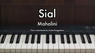 Sial - Mahalini | Piano Karaoke by Andre Panggabean