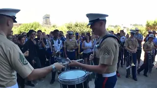 Benicia Drumline VS 1st Marine Division