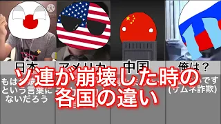 ソ連が崩壊した時の各国の違い(ポーランドボール)