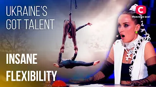 😱 EXTREME FLEXIBILITY On Aerial Straps | Best Auditions | Got Talent 2023