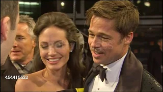 Brad Pitt & Angelina Jolie on each others BAFTA