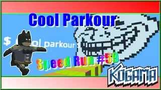 KoGaMa - Cool Parkour (Speed Run #59)