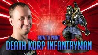 How to Paint a Death Korps of Krieg Infantryman for 40K.