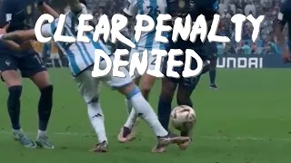 France robbed of a penalty in the 87th minute of the World Cup final | Argentina v France 2022