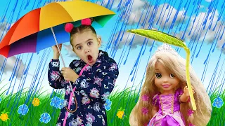 Rain Rain Go Away Song | Nick and Poli Sing-Along Nursery Rhymes Kids Songs