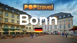 Walking in BONN / Germany 🇩🇪- Rainy Day in the Center - 4K 60fps (UHD)