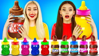 Mukbang Big Bottle Candy Drink | Food Challenge with Giant Jelly Candy by RATATA CHALLENGE