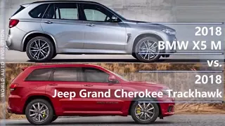 2018 BMW X5 M vs 2018 Jeep Grand Cherokee Trackhawk (technical comparison)