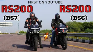 2023 Pulsar RS200 {BS7} vs Pulsar RS200 {BS6} Drag Race | Frist On YouTube |