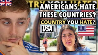 Brit Reacting to Which Countries Do Americans Hate Most