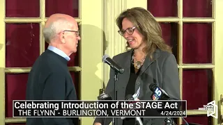 Celebrate Introduction of the STAGE Act with Vermont’s Nonprofit Theaters w/ Senator Peter Welch