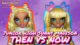 Rainbow High Junior High SUNNY MADISON THEN VS NOW! Pajama Party Doll Review & Unboxing!