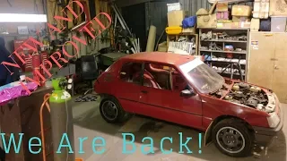 Peugeot 205 Rally car build Vlog 18: Workshop Update!