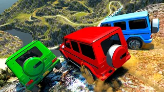 GTA 4 Cliff Drops & Crashes (Real Cars Mods) ep.3